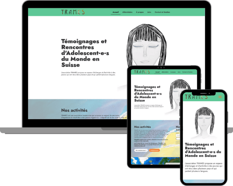 mockup site trames