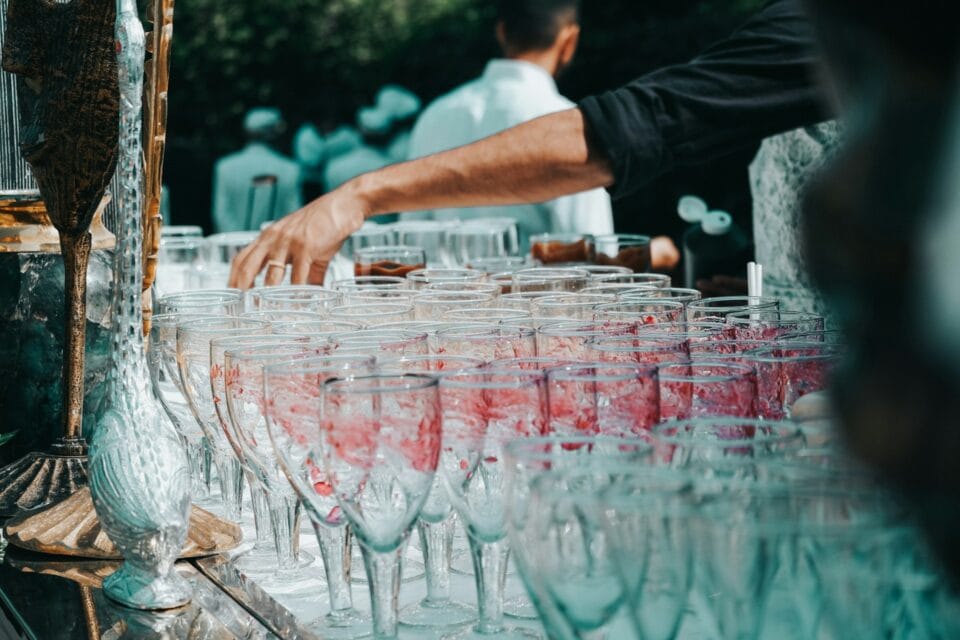 verres traiteur